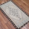 2′ x 3′ Turkish Ivory Taupe Accent Rug Transitional Wool