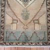 2′ x 4′ Turkish Ivory Aqua Accent Rug Transitional Wool