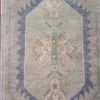 1′ x 3′ Turkish Beige Blue Accent Rug Transitional Wool