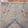 1′ x 3′ Turkish Beige Blue Accent Rug Transitional Wool