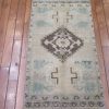 2′ x 4′ Turkish Gray Green Accent Rug Transitional Wool