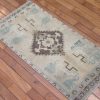 2′ x 4′ Turkish Gray Green Accent Rug Transitional Wool
