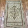 2′ x 3′ Turkish Ivory Brown Accent Rug Transitional Wool