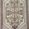 2′ x 3′ Turkish Ivory Brown Accent Rug Transitional Wool