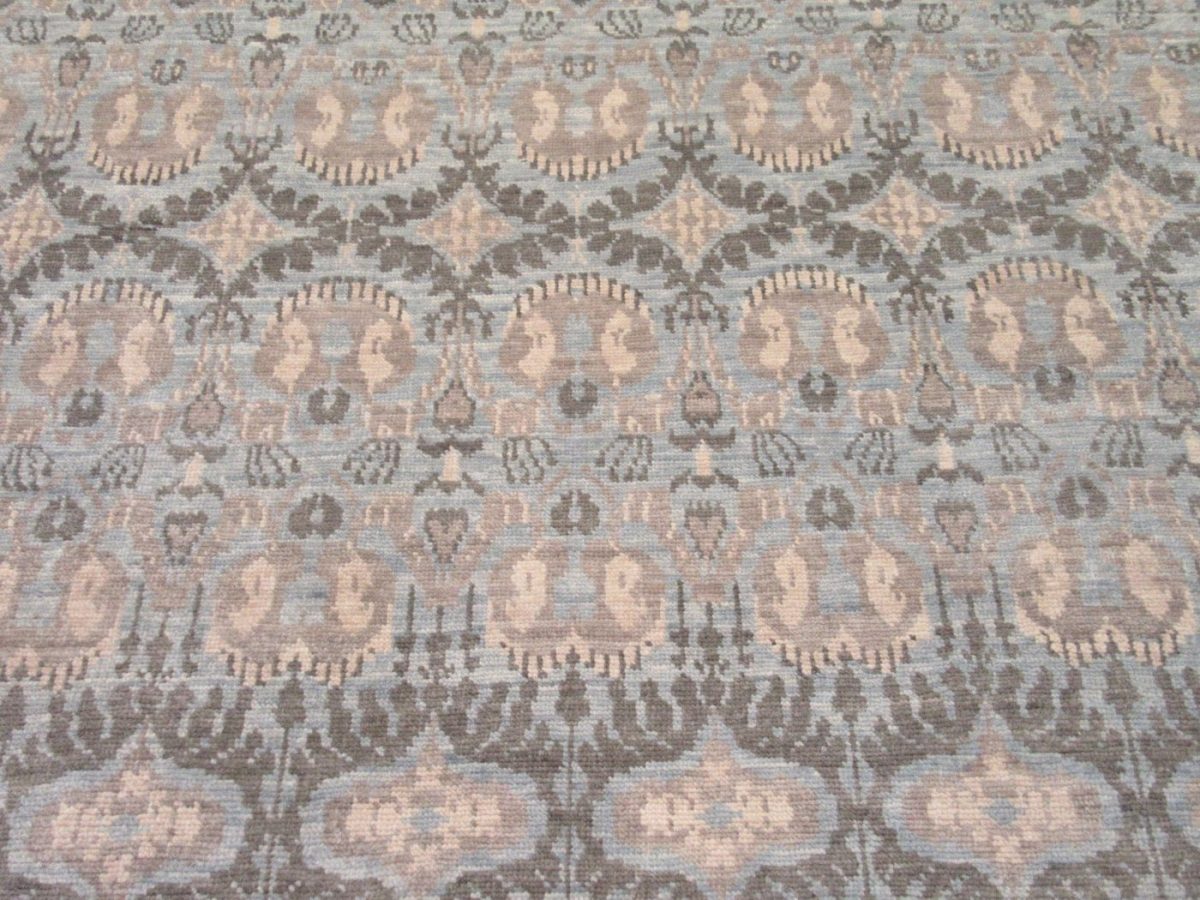 10′ x 14′ Indian Patterned Rug Contemporary Wool