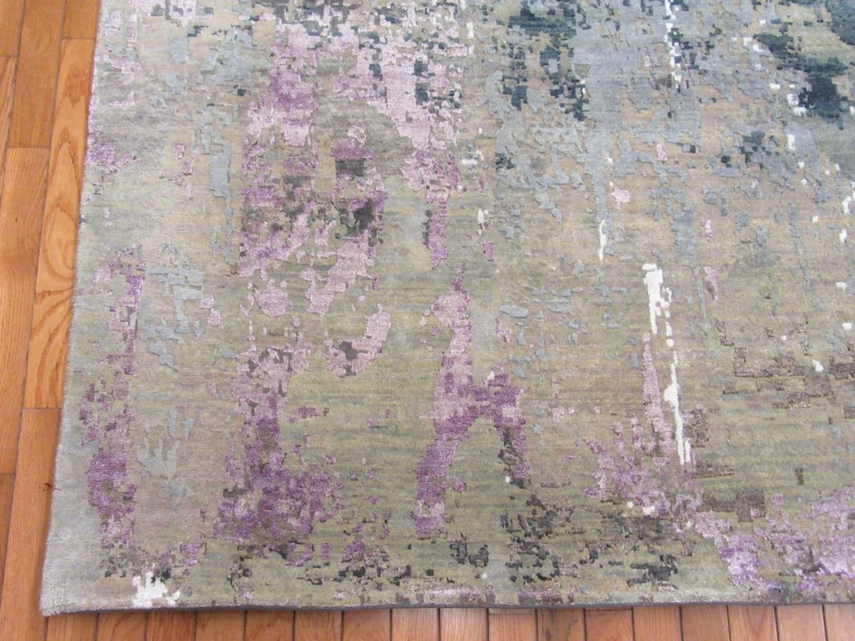 8′ x 10′ Indian Modern Abstract Contemporary Rug