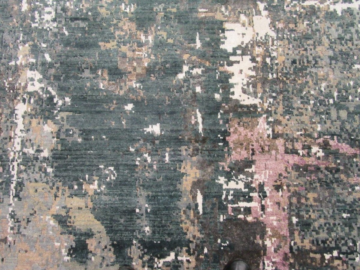 8′ x 10′ Indian Modern Abstract Contemporary Rug