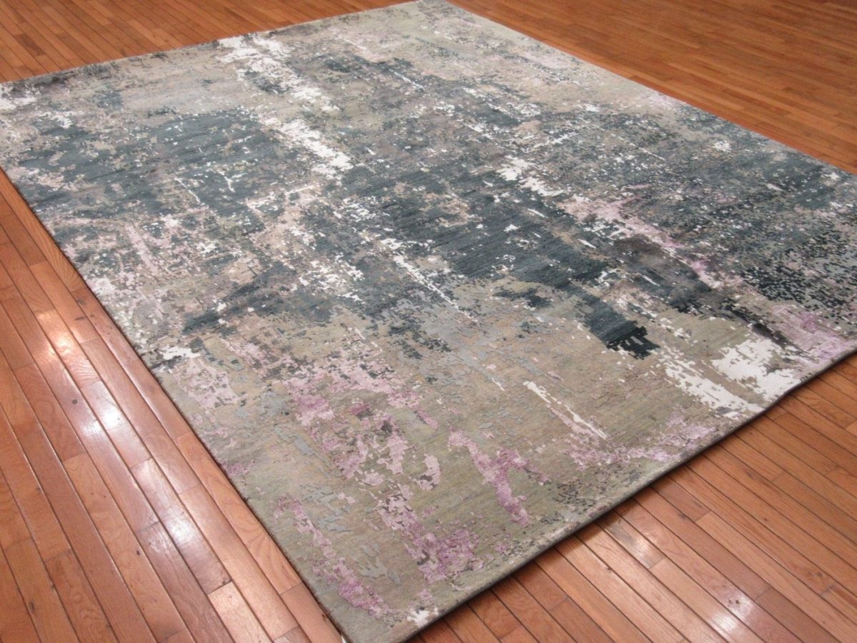8′ x 10′ Indian Modern Abstract Contemporary Rug