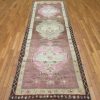 3′ x 11′ Turkey Brown Pink Runner Rug Traditional Wool