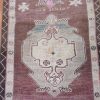 3′ x 11′ Turkey Brown Pink Runner Rug Traditional Wool