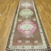 3′ x 11′ Turkey Brown Pink Runner Rug Traditional Wool