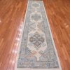 3′ x 13′ Turkey Ivory Oushak Runner Rug Transitional Hand Knotted Wool
