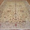 9′ x 11′ Pakistan Beige Sultanabad Rug Traditional Hand Knotted Wool