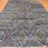9′ x 14′ Turkey Charcoal Contemporary Rug Modern Hand Knotted Wool