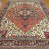 9′ x 12′ Persian Red Heriz Rug Traditional Wool