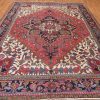 9′ x 12′ Persian Red Heriz Rug Traditional Wool