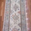 3′ x 12′ Turkish Oushak Runner Hand Knotted Wool
