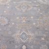 11′ x 15′ Soft Silver-Sage and Cream Hand-Knotted Fine Turkish Oushak Style Carpet – Premium Wool & Silk Blend