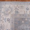 11′ x 15′ Soft Silver-Sage and Cream Hand-Knotted Fine Turkish Oushak Style Carpet – Premium Wool & Silk Blend