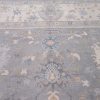 11′ x 15′ Soft Silver-Sage and Cream Hand-Knotted Fine Turkish Oushak Style Carpet – Premium Wool & Silk Blend