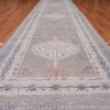 4′ x 16′ Turkish Ivory Oushak Runner Rug Hand Knotted Wool