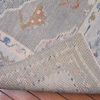 4′ x 16′ Turkish Ivory Oushak Runner Rug Hand Knotted Wool