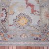 3′ x 5′ Light Blue Turkish Oushak Rug Hand Knotted Wool