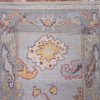 3′ x 5′ Light Blue Turkish Oushak Rug Hand Knotted Wool