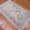 3′ x 5′ Light Blue Turkish Oushak Rug Hand Knotted Wool