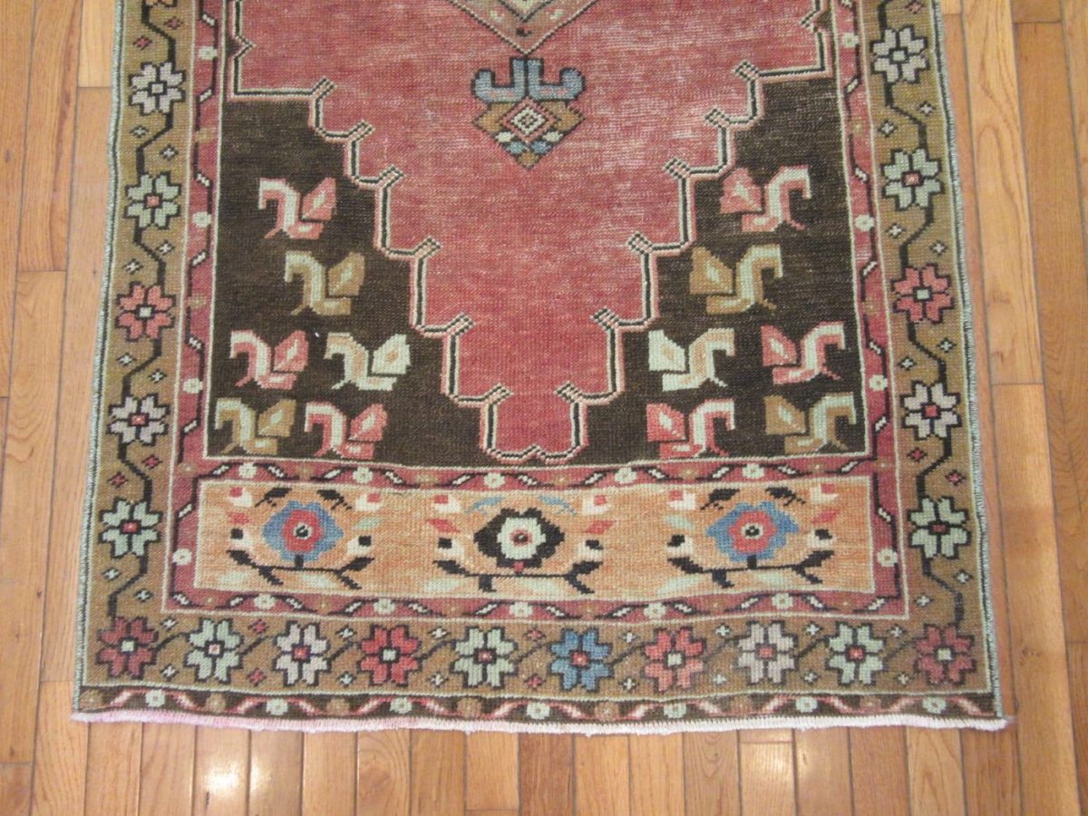 3′ x 18′ Turkish Village Runner Rug Hand Knotted Wool
