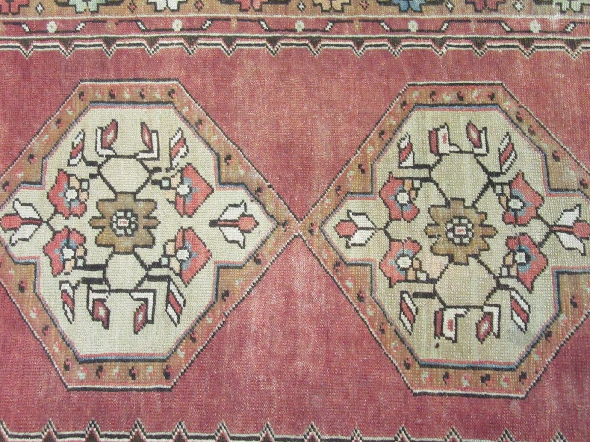 3′ x 18′ Turkish Village Runner Rug Hand Knotted Wool