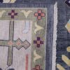 9′ x 12′ Charcoal Grey Hand-Knotted New Turkish Oushak Rug – Transitional Wool