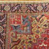 10′ x 13′ Persian Red Heriz Rug Traditional Hand-Knotted Wool