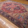 10′ x 13′ Persian Red Heriz Rug Traditional Hand-Knotted Wool