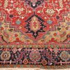 10′ x 13′ Persian Red Heriz Rug Traditional Hand-Knotted Wool