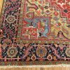 10′ x 13′ Persian Red Heriz Rug Traditional Hand-Knotted Wool