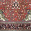 9′ x 12′ Persian Red Sarouk Farahan Rug – Hand-Knotted Wool