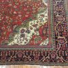 9′ x 12′ Persian Red Sarouk Farahan Rug – Hand-Knotted Wool