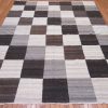 8′ x 10′ Modern Gray Kilim Rug – Handwoven Wool - 1 8′ x 10′ Modern Gray Kilim Rug – Handwoven Wool