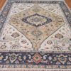 8′ x 10′ Indian Gold Ziegler Rug – Hand-Knotted Wool