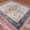 8′ x 10′ Indian Gold Ziegler Rug – Hand-Knotted Wool