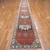 3′ x 21′ Indian Red Heriz Runner Rug – Hand-Knotted Wool - 7 3′ x 21′ Indian Red Heriz Runner Rug – Hand-Knotted Wool