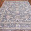 8′ x 10′ Pakistani Blue Oushak Rug – Hand-Knotted Wool