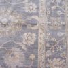 8′ x 10′ Pakistani Blue Oushak Rug – Hand-Knotted Wool