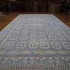13′ x 18′ Pale Blue Fine Hand-Knotted Pakistani Khotan Rug – Transitional Wool