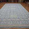 13′ x 18′ Pale Blue Fine Hand-Knotted Pakistani Khotan Rug – Transitional Wool