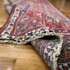 4′ x 11′ Red Fine Hand-Knotted Persian Karajeh Rug – Traditional Runner Wool