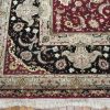 12′ x 16′ Chinese Red Tabriz Rug – Hand-Knotted Wool & Silk - 2 12′ x 16′ Chinese Red Tabriz Rug – Hand-Knotted Wool & Silk