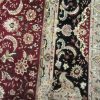 12′ x 16′ Chinese Red Tabriz Rug – Hand-Knotted Wool & Silk - 6 12′ x 16′ Chinese Red Tabriz Rug – Hand-Knotted Wool & Silk