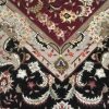 12′ x 16′ Chinese Red Tabriz Rug – Hand-Knotted Wool & Silk - 7 12′ x 16′ Chinese Red Tabriz Rug – Hand-Knotted Wool & Silk
